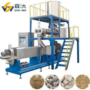 800-1000kg/h Textured Soy Bean Protein Making Machines Soy Protein Whole Production Line Soy Protein Extruder