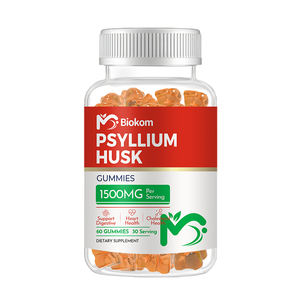 Özel etiket şeker ücretsiz şeftali lezzet 60 sayısı 1500Mg psymg kabuğu Gummies psysugar kabuğu Fiber Gummies sindirim sağlığını destekler - Product Image 1