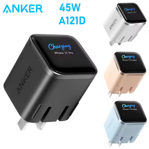 ANKER ของแท้รุ่นใหม่ A121D Nano Smart 45W ที่ชาร์จเร็วแบบพับได้ พร้อมหน้าจอแสดงผล USB C สำหรับโทรศัพท์ รุ่น 17 A121D Anker Nano C - Product Image 1