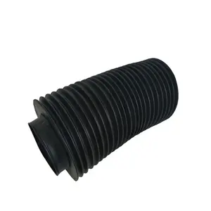 Plastic flexible accordion bellows cover Round bellows Hydraulic cylinder Protecting screw Sewing cover CNC machine