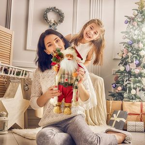 Fournitures de décoration de Noël commerciales : Père Noël et Élan en polystyrène, jouets décoratifs de Noël, boîtes cadeaux en forme d'arbre, cadeaux emballés - Product Image 5