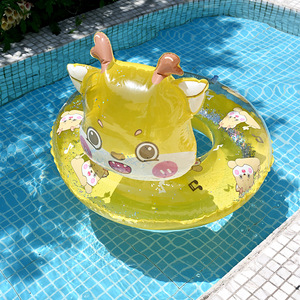 Bouée de natation gonflable pour enfants, tête d'animal, dragon, flotteur sous les aisselles, anti-retournement, pour débutants - Product Image 3