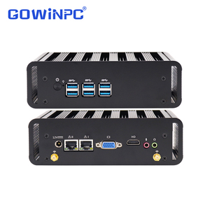มินิพีซีอุตสาหกรรมไร้พัดลม พร้อม Intel Core i5 6200U 7200U หรือ 8250U  หน่วยความจำ DDR4 แบบ Dual LAN  รองรับไฟฟ้า 936V DC  พอร์ต RS232 COM 2 ช่อง - Product Image 3