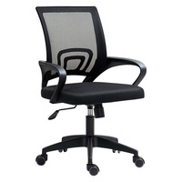 Chaise de bureau informatique confortable pour longues sessions, idéale pour dortoir et étude, pivotante, hauteur réglable, housse amovible, accoudoirs relevables, design moderne