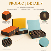 Coffret Cadeau Haut de Gamme Personnalisé Couleurs Vives avec Couvercle à Emblème Argenté, Fermeture Magnétique Latérale Charbon, Matériaux Recyclés - Deux Pièces