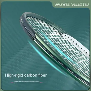 Raqueta <span class=keywords><strong>de</strong></span> Pádel <span class=keywords><strong>de</strong></span> tenis <span class=keywords><strong>de</strong></span> 27 pulgadas, agarre <span class=keywords><strong>de</strong></span> EVA integrado <span class=keywords><strong>de</strong></span> fibra <span class=keywords><strong>de</strong></span> aluminio y carbono para entrenamiento en deportes al aire libre, competición para hombres y mujeres - Product Image 5