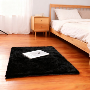 高品質カスタムサイズバブルセンターラグマシン製シャギーエリアラグ滑り止めフロアマットリビングルーム用 - Product Image 4