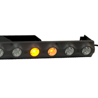 Projecteur de lumière à faisceau led, bar dmx rgbw dj 14*3w, éclairage mural de scène blanc chaud