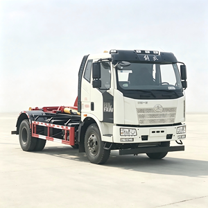 รถบรรทุก FAW Jiefang 4x2 แบบ Hook lift พร้อมระบบไฮดรอลิก Roll‑Off สำหรับบรรทุกตู้คอนเทนเนอร์แบบถอดได้ ใช้สำหรับเก็บขยะในงานสุขาภิบาล - Product Image 4