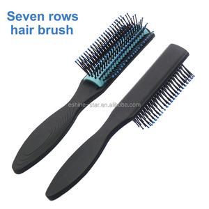 <span class=keywords><strong>Precio</strong></span> de fábrica profesional <span class=keywords><strong>Denman</strong></span> Brush 9 Rows Curly Custom Detangle Hair Brush con cabeza desmontable - Product Image 5