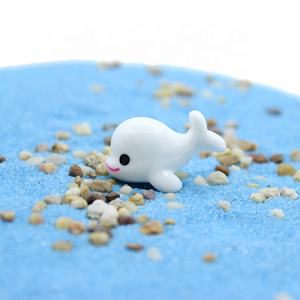 Adorno Decorativo Kawaii de Delfín 3D en Resina Blanca, Modelo de Manualidades para el Hogar, Figuras y Miniaturas para Microlandschaft - Product Image 2