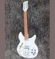 Gitar Elektrik Weifang Rebon 12 Senar Resonator Ricken 330 Warna Putih