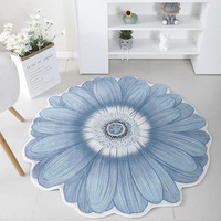 Tapis en fausse fourrure de cachemire épaissi, style Instagram, transfrontalier, de style nordique, de forme originale, de luxe léger, pour chevet, usage domestique, créatif
