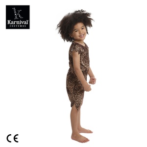 Costume de cosplay pour garçons, motif léopard, tunique de guerrier, avec ceinture à nouer, pour Halloween, carnaval et fête, vente en gros - Product Image 3