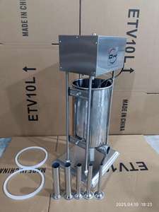 Nueva Máquina Eléctrica Vertical para Rellenar Salchichas de 15L con Acero Inoxidable de Grado Alimenticio, Capacidad de 500kg/h para Rellenar Chorizo y Hot Dogs - Product Image 5