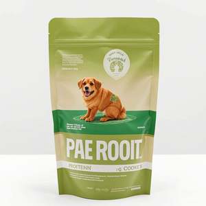 Eco-Friendly Moisture-Proof Gravure Printed Stand-Up Pet Food <b>Pouches</b> with Zipper Top <b>for</b> <b>Dog</b> <b>Treats</b> Snacks & Canned Foods - Product Image 2