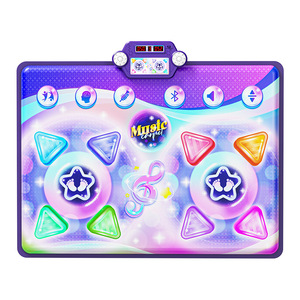 Tapis de danse sans fil pour enfants, jeu musical d'intérieur avec lumières et son, tapis de jeu pour enfants de 4 à 6 ans - Product Image 5