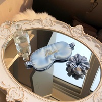 Ensemble cadeau de masques de sommeil brodés personnalisables et évolutifs, masque pour les yeux en satin personnalisé, cadeau d'entreprise pour les grands événements d'entreprise