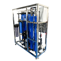 Purificateur de système d'osmose inverse domestique OEM KDF avec filtre à eau alcaline à connexion rapide avec PLC et pompe 220V de tension