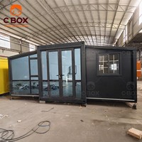 Contenedores de Vivienda de Lujo Cbox de 40 pies, Plegables, Personalizables para Exportación, Instalación Rápida, Expandibles