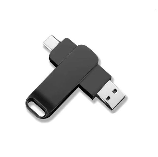 2 in 1 Swivel C to a OTG Mobile Phone USB 3.0 Flash Drive Dual Metal New 128GB 256GB 512GB 1TB