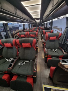 Asientos Aero de Lujo para Autobuses Neoplan, Scania y <span class=keywords><strong>Setra</strong></span>, Revestimiento Impermeable en Tela/Cuero/Cuero Sintético, Materiales Seguros - Product Image 1