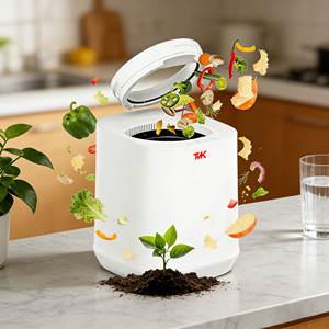 Máquina de compostaje de residuos de alimentos orgánicos de cocina a pequeña escala, 2 unidades - Product Image 4