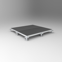 Plateforme de scène mobile en aluminium pour événements et mariages, conception OEM ODM, portable, pour l'extérieur.