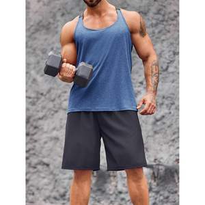 เสื้อกล้ามออกกำลังกายผู้ชายไซส์ XL ปี2025เสื้อยืดออกกำลังกายแขนกุด Y-Back สำหรับเล่นยิมมีฮู้ด3D เพาะกายและพิมพ์ลายกล้ามเนื้อ - Product Image 4