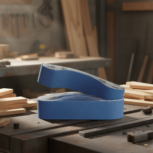 Bandas Abrasivas P100, Banda de Lijado Azul para Pulir Madera y Metal - Product Image 3