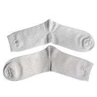 Chaussettes électrodes TENS/EMS Konmed KM407 en fibre argentée conductrice avec contrôle manuel filaire pour réflexologie plantaire et massage améliorant la circulation sanguine