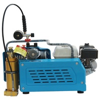 Kompresor Udara Tekanan Tinggi Mesin Bensin Daya 5.5hp 3.5cfm 100L/mnt 225bar/300bar/330bar untuk Bernapas/menyelam/scuba/pcp