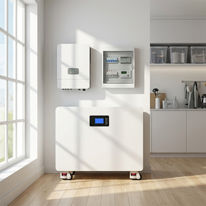 Batterie de stockage d'énergie empilable 51,2 V pour la maison, 100 Ah 200 Ah, extensible, pour autres véhicules, station de charge hors réseau, sortie 0-5 kWh - Product Image 4