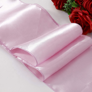 Ceintures de chaise en tissu satiné bon marché Couverture de chaise de fête à domicile réutilisable pour banquet de mariage en blanc et bleu - Product Image 4