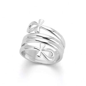 Hot Selling Double Coil Stainless Steel <b>Ring</b> Retro Fashion Men and Women <b>Couple</b> Jewelry Personality <b>Ring</b> - Product Image 6