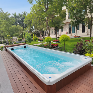 Baignoire de massage à remous imperméable en acrylique au design moderne pour hôtel, villa, <span class=keywords><strong>spa</strong></span>, piscine extérieure et sources chaudes - Product Image 1