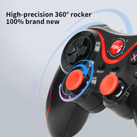 Control Inalámbrico BT con Soporte para X3, Joystick para Juegos Android, Teléfono Móvil, Tablet, TV Box, Mando de Juego T3