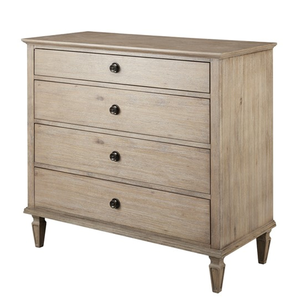 OE.HOME Modern Oak Small Dresser with MDF Panel and Adjustable Mirror Bedroom Furniture - Product Image 5