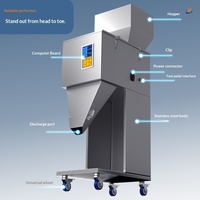 Machine de distribution de poudre et de granulés PLC 999g haute précision, équipement de remplissage automatique par pesage pour aliments, riz, haricots, céréales, farine