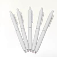 Collection de stylos à bille en plastique de la série Cartoon Click Pen, encre gel 0,5 mm, faible bruit, séchage rapide, encre noire lisse, impression UV, usage promotionnel