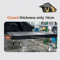 Tente de toit rigide haut de gamme pour camping en voiture, toutes saisons, avec bâche de protection et échelle pour véhicule 4x4
