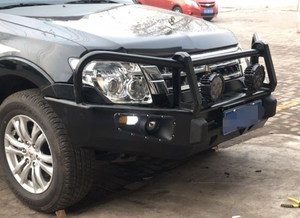 Kit de parachoques delantero de acero nuevo con recortes de gancho de remolque para <span class=keywords><strong>Montero</strong></span> Pajero <span class=keywords><strong>V80</strong></span> V90 V93 V97 - Product Image 6