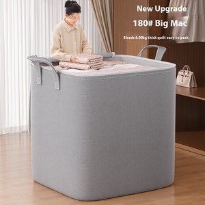 Casa di grande capacità guardaroba vestiti <span class=keywords><strong>Organizer</strong></span> trapunta mobile borsa coperta di stoccaggio borsa <span class=keywords><strong>per</strong></span> la conservazione e l'organizzazione trapunta - Product Image 2
