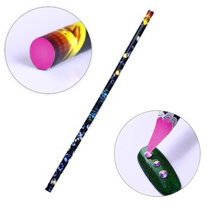 Hadiyah Beauty Double Ended Strass Picking Pencil Nail Art Punkt ier werkzeug Wax Pen - Product Image 3