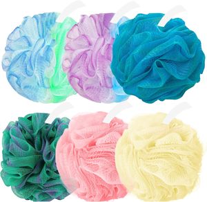 ฟองน้ำอาบน้ำรูปดอกไม้ สำหรับขัดผิว สำหรับผู้ใหญ่ สีชมพู เขียว น้ำเงิน - Product Image 3