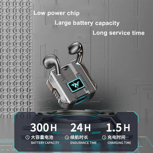 金属ワイヤレス <span class=keywords><strong>Bluetooth</strong></span> イヤホンイヤホンゲーミングイヤフォン低音サラウンドサウンドワイヤレスヘッドフォンイヤフォンドロップシッピング - Product Image 5