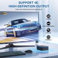 AK1 Plus Gaming Mini Pc InteI N5095/N5105/N95/N100/N150/N250 DDR4 8/16GB 256GB Win11 Wifi Pantalla dual Computadora de escritorio