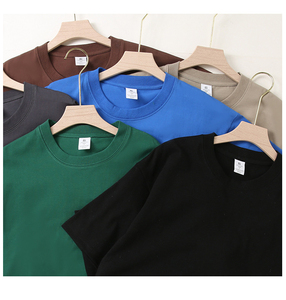 Camiseta de Hombre, 220 g/m², 100% Algodón Peinado, Cuello Redondo, Manga Corta, Lisa, con Logotipo Personalizado, Alta Calidad, al por Mayor - Product Image 1