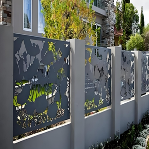Panneaux de clôture décoratifs découpés au laser au design moderne Installation facile Feuille d'écran Sources peu renouvelables en métal <span class=keywords><strong>pour</strong></span> la sécurité domestique - Product Image 3