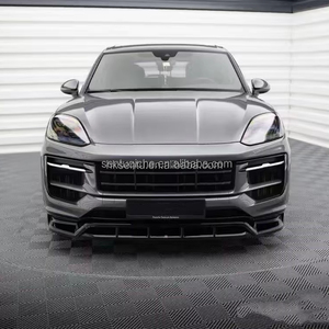Kit de Carrocería de Fibra de Carbono para Porsche Cayenne, Estilo Cayenne MAX, Difusor Delantero de Fibra de Carbono, Alerón, Capó y Pasos de Rueda - Product Image 1